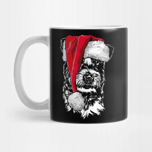 Funny Jack Russell Terrier Santa Christmas dog mom Mug